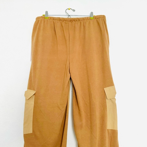 LOS ANGELES SIXTY-SIX Color Block Drawstring Legged Cargo Jogger Pants Size XL - Picture 8 of 12